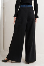 Black Contrast Jeans