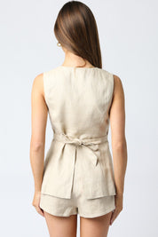 Linen Match Shorts