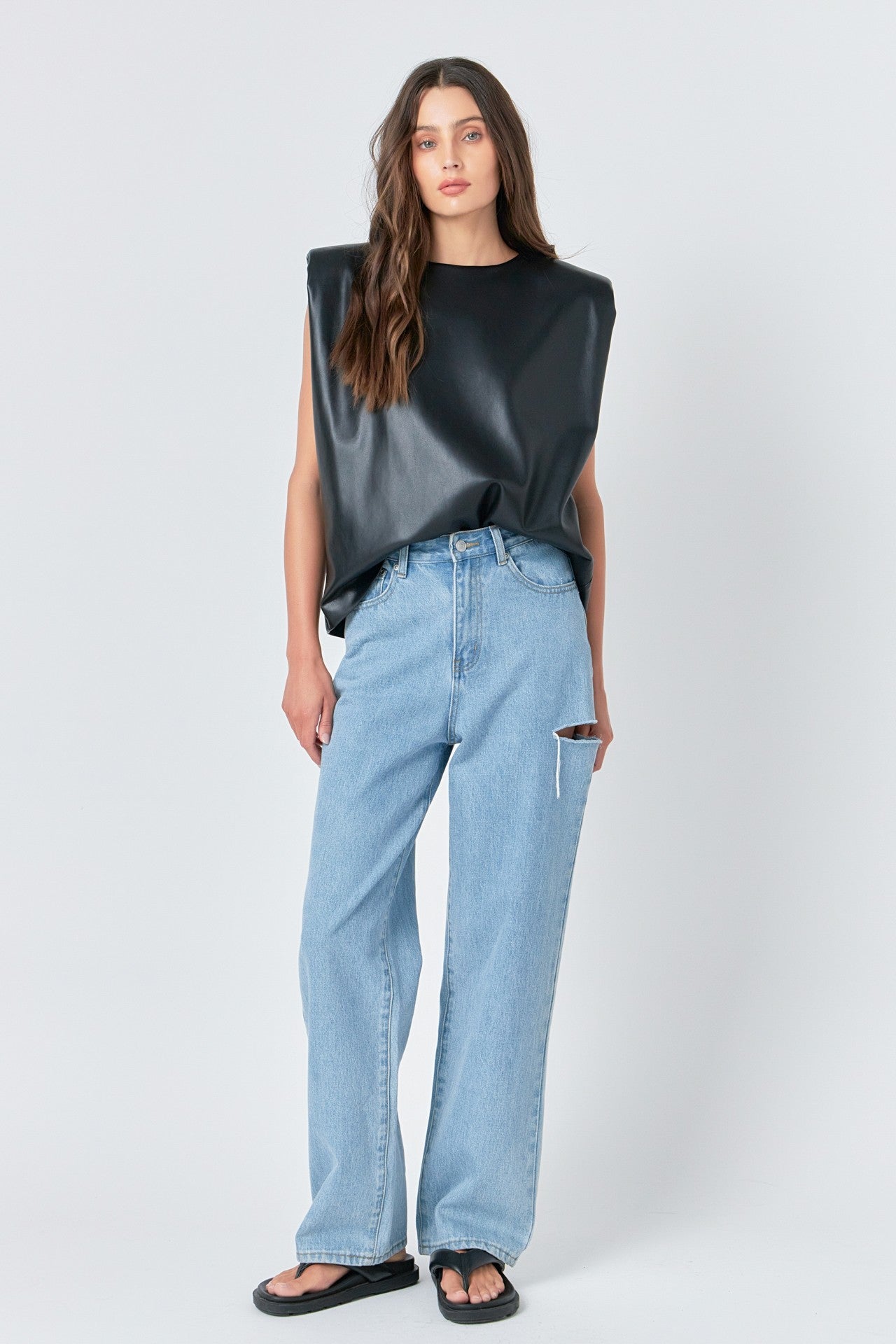 Side Cut Jeans