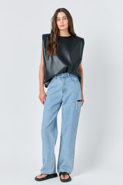 Side Cut Jeans