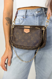 Pre Loved LV Multi Pochette Pink