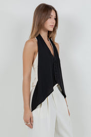Contrast Vest Top