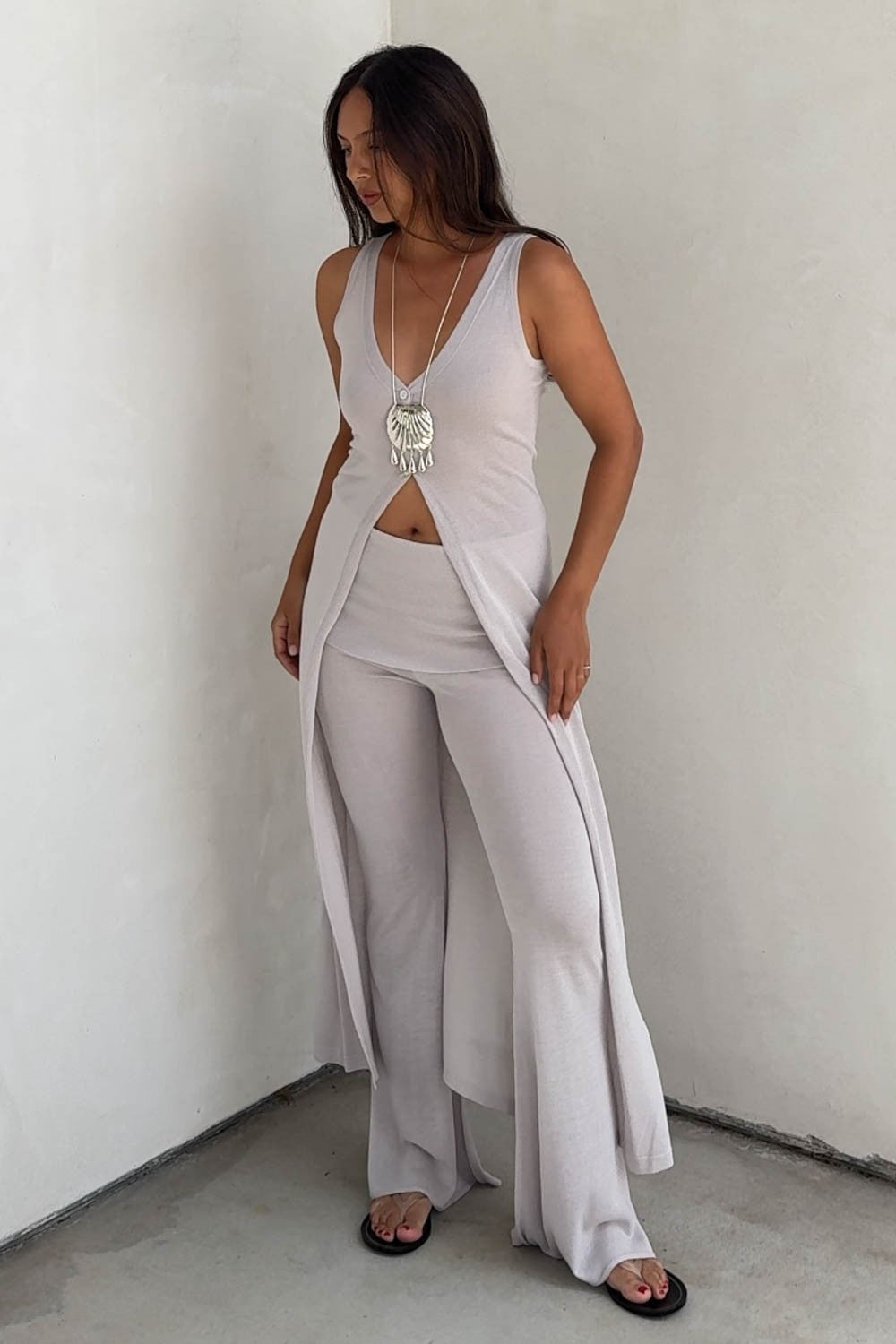 Grey Knit Set