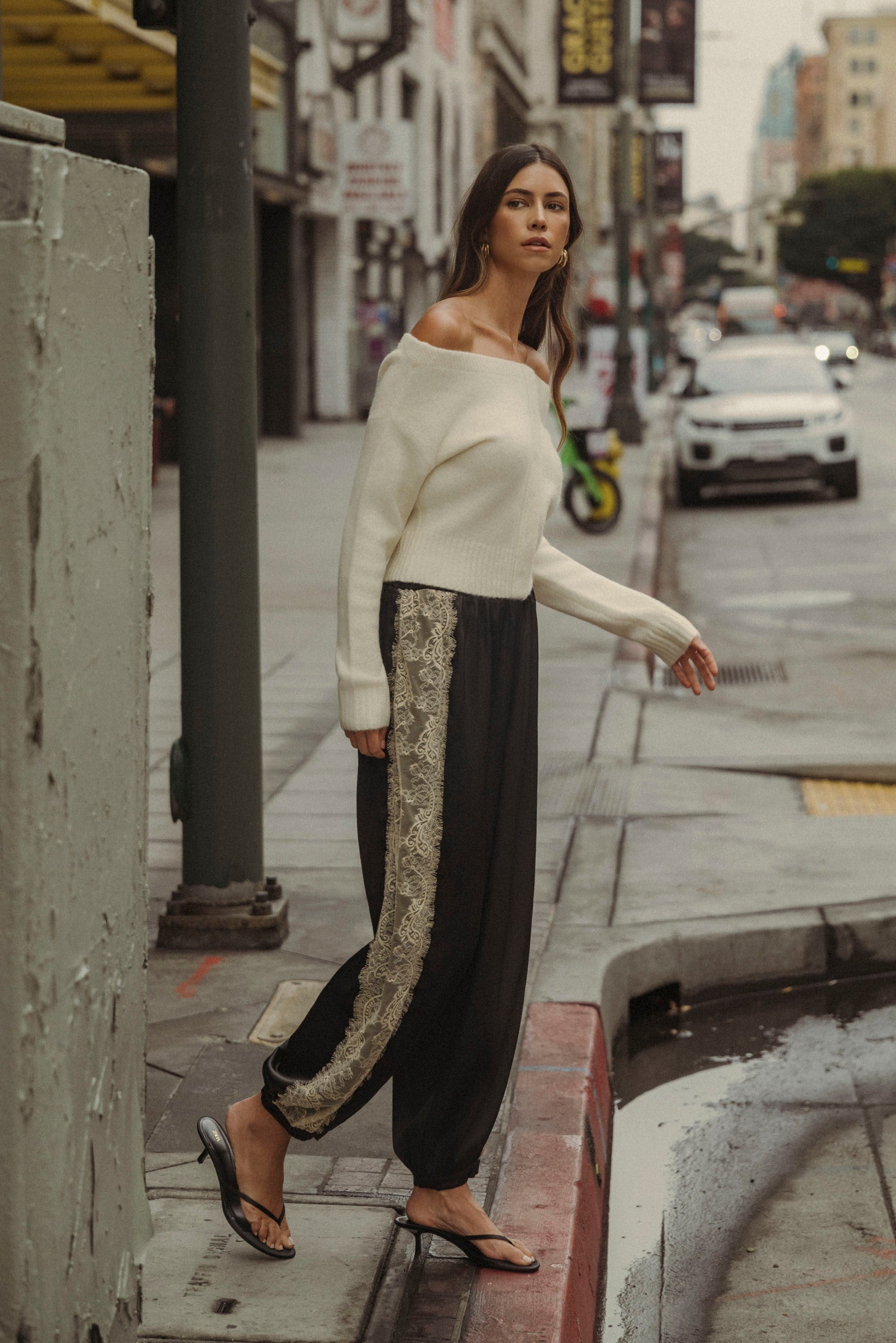 Side Lace Pants