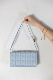 Pre Loved Fendi Wallet On Chain Baguette