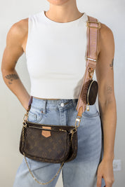Pre Loved LV Multi Pochette Pink