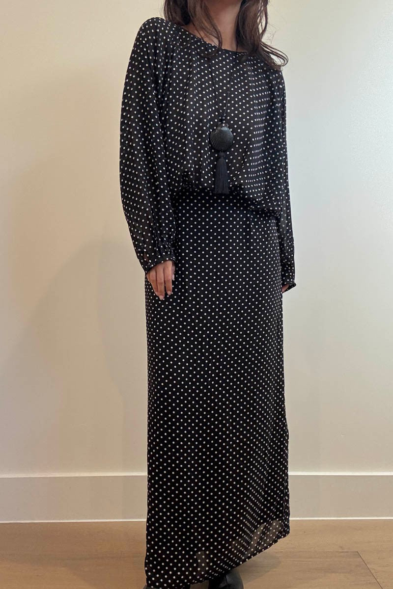 Sheer Polka Dot Dress
