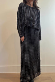 Sheer Polka Dot Dress