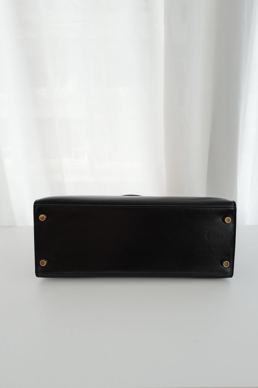 Hermes Kelly 28 Vintage Box Leather