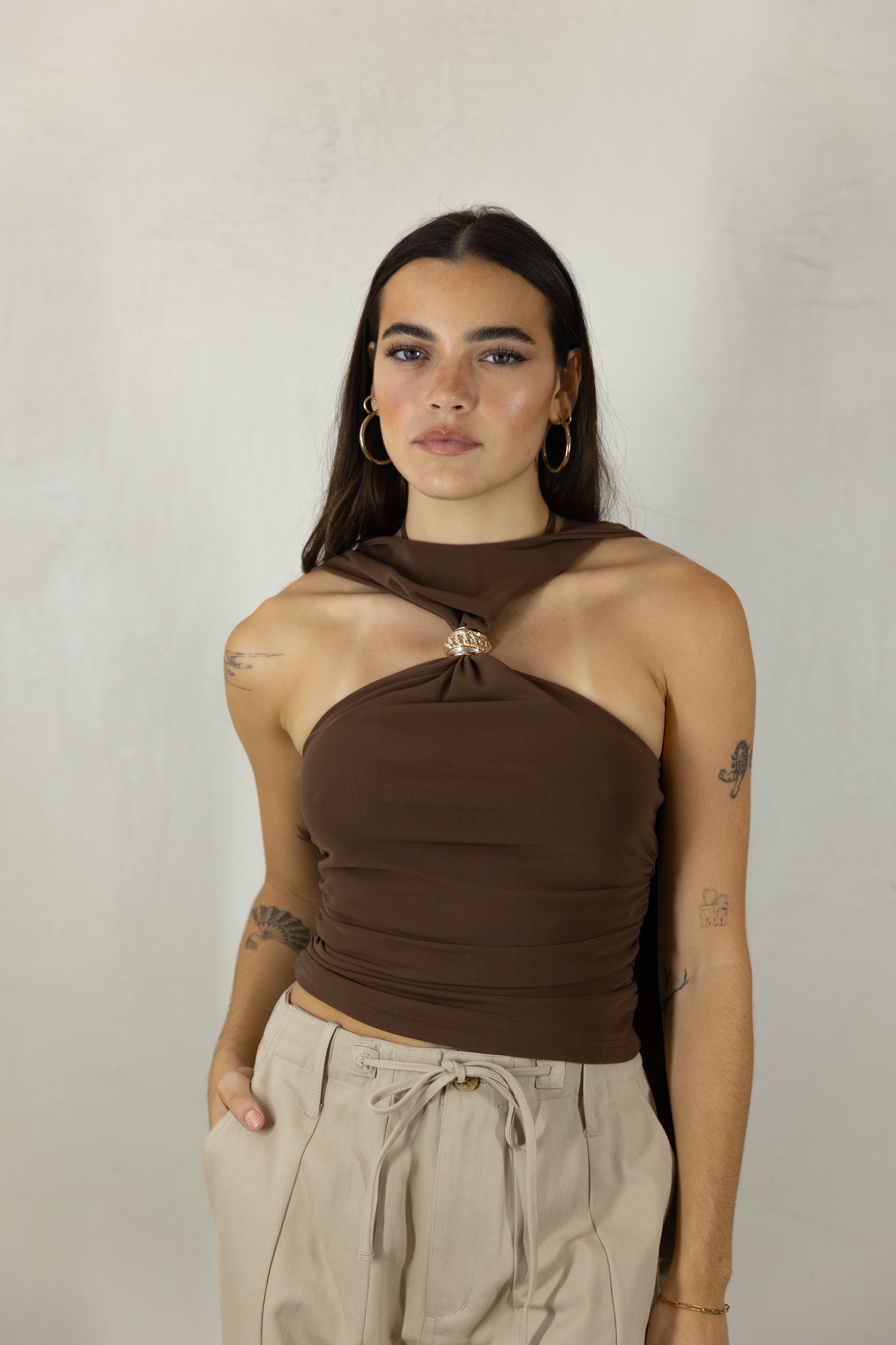 Mesh Halter Top