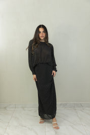 Sheer Polka Dot Dress