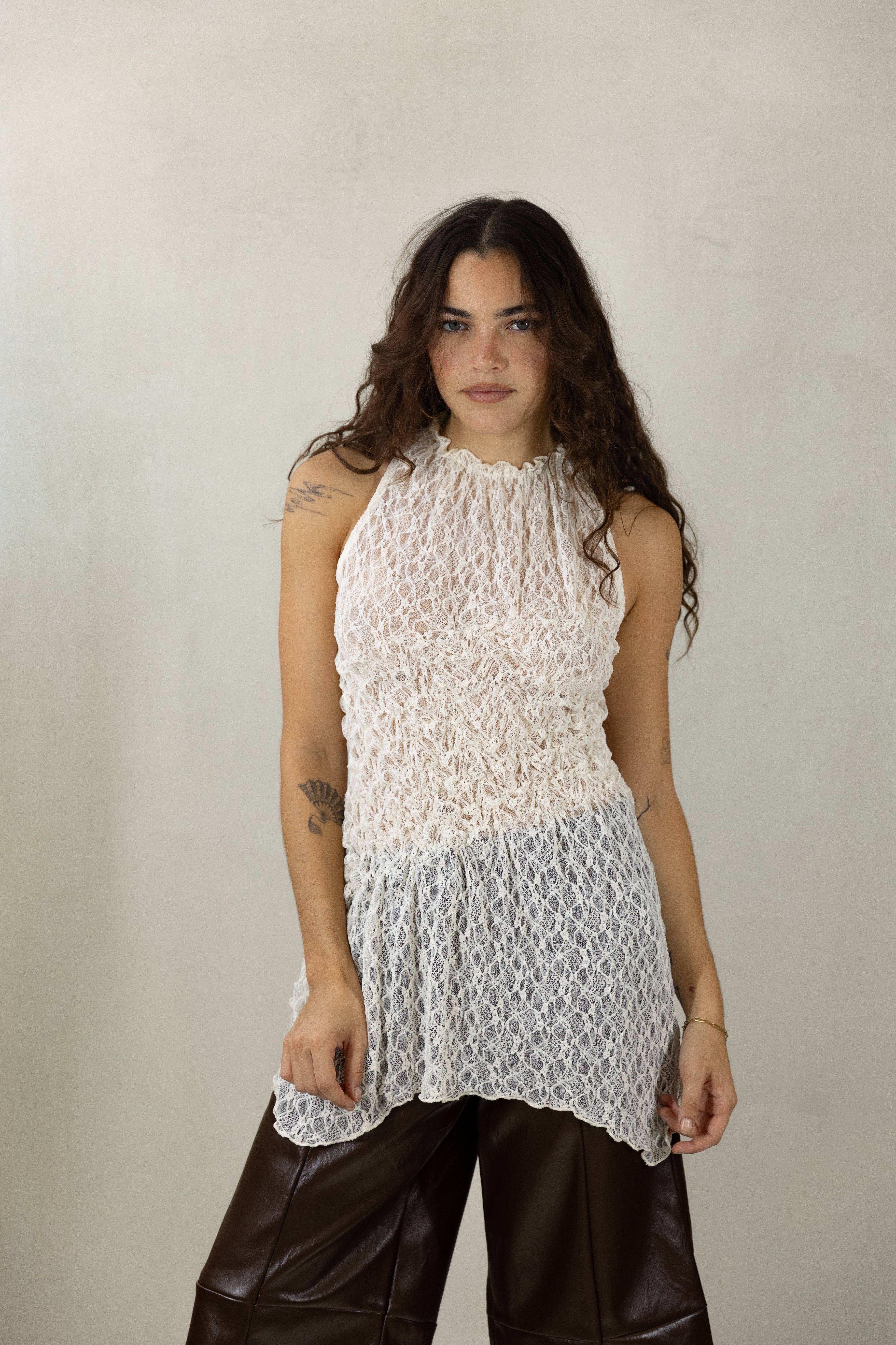 Knit Gathered Top