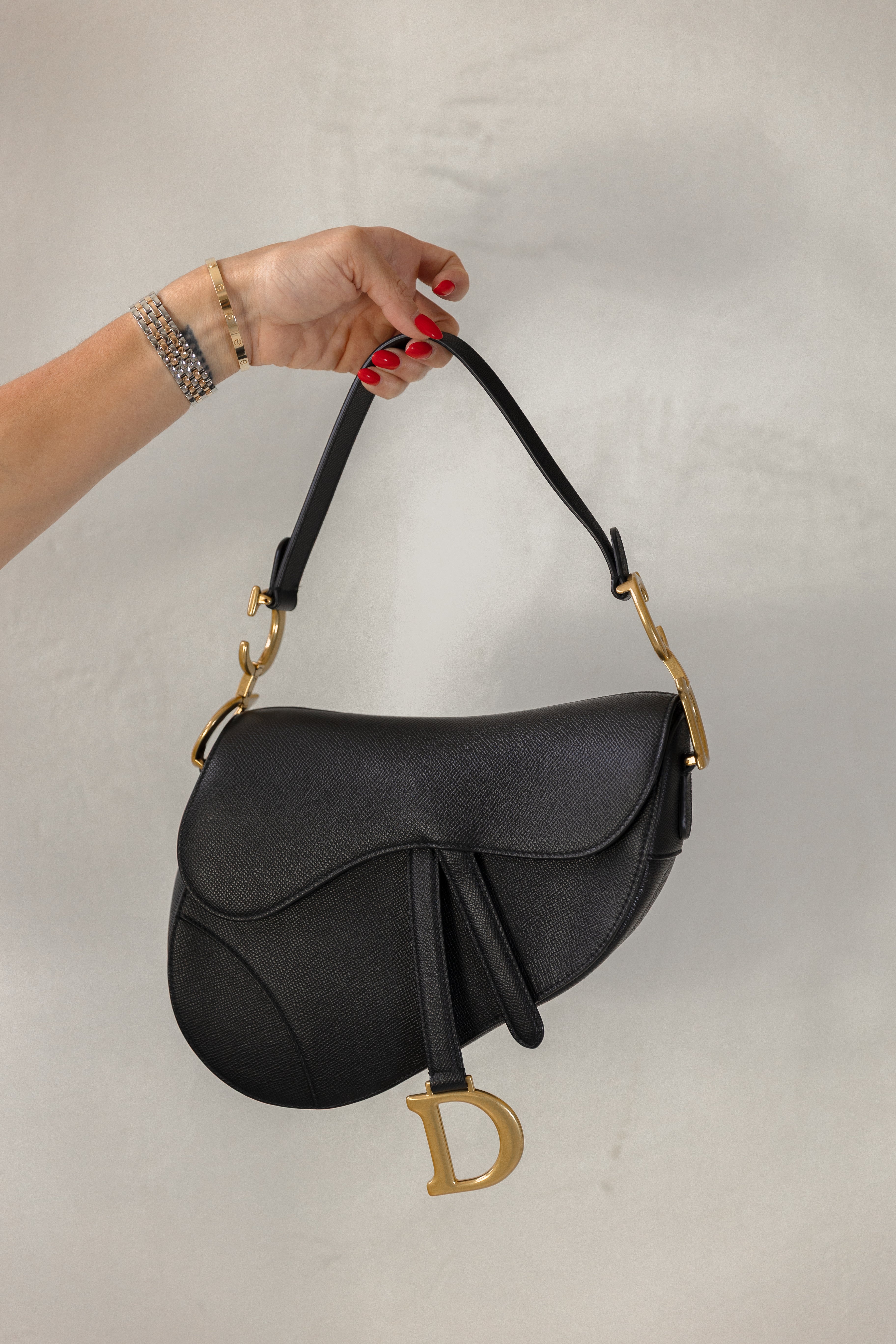 Pre Owned Dior Medium Saddle Bag