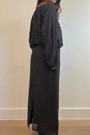 Sheer Polka Dot Dress