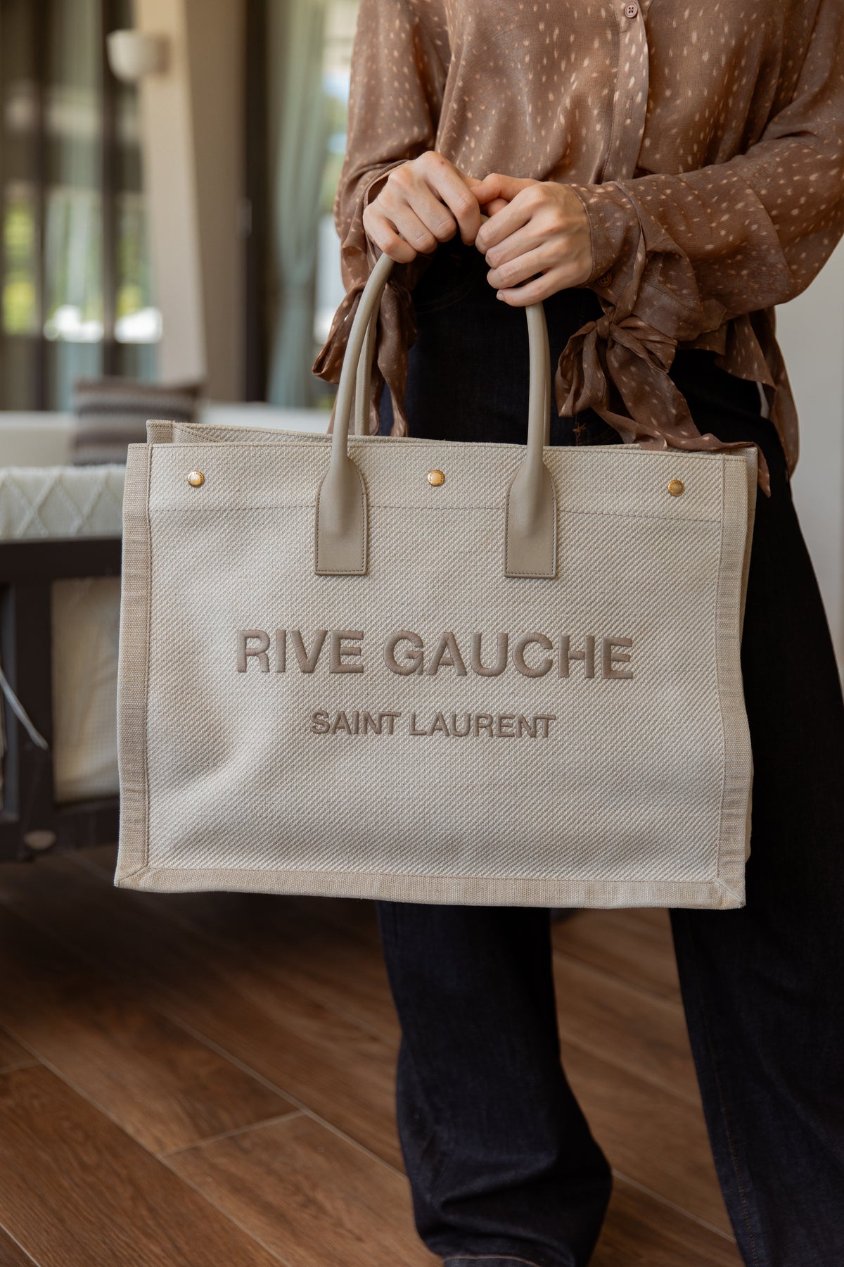 Pre-Loved Saint Laurent Rive Gauche Tote