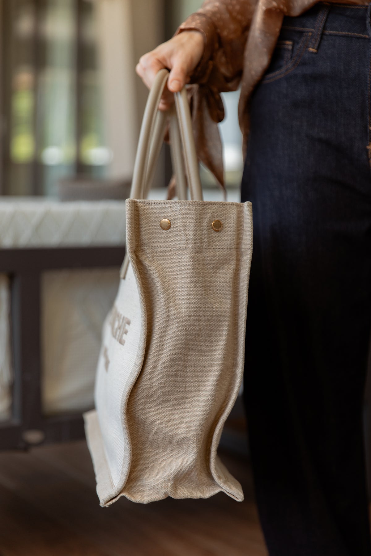 Pre-Loved Saint Laurent Rive Gauche Tote