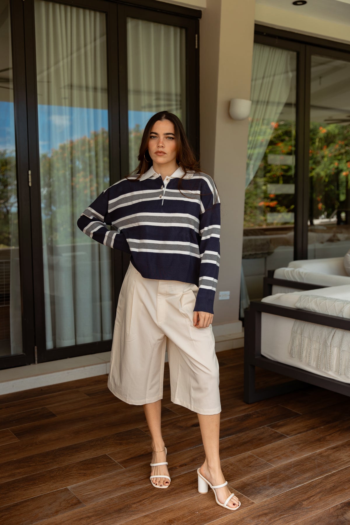 Striped Sweater Top