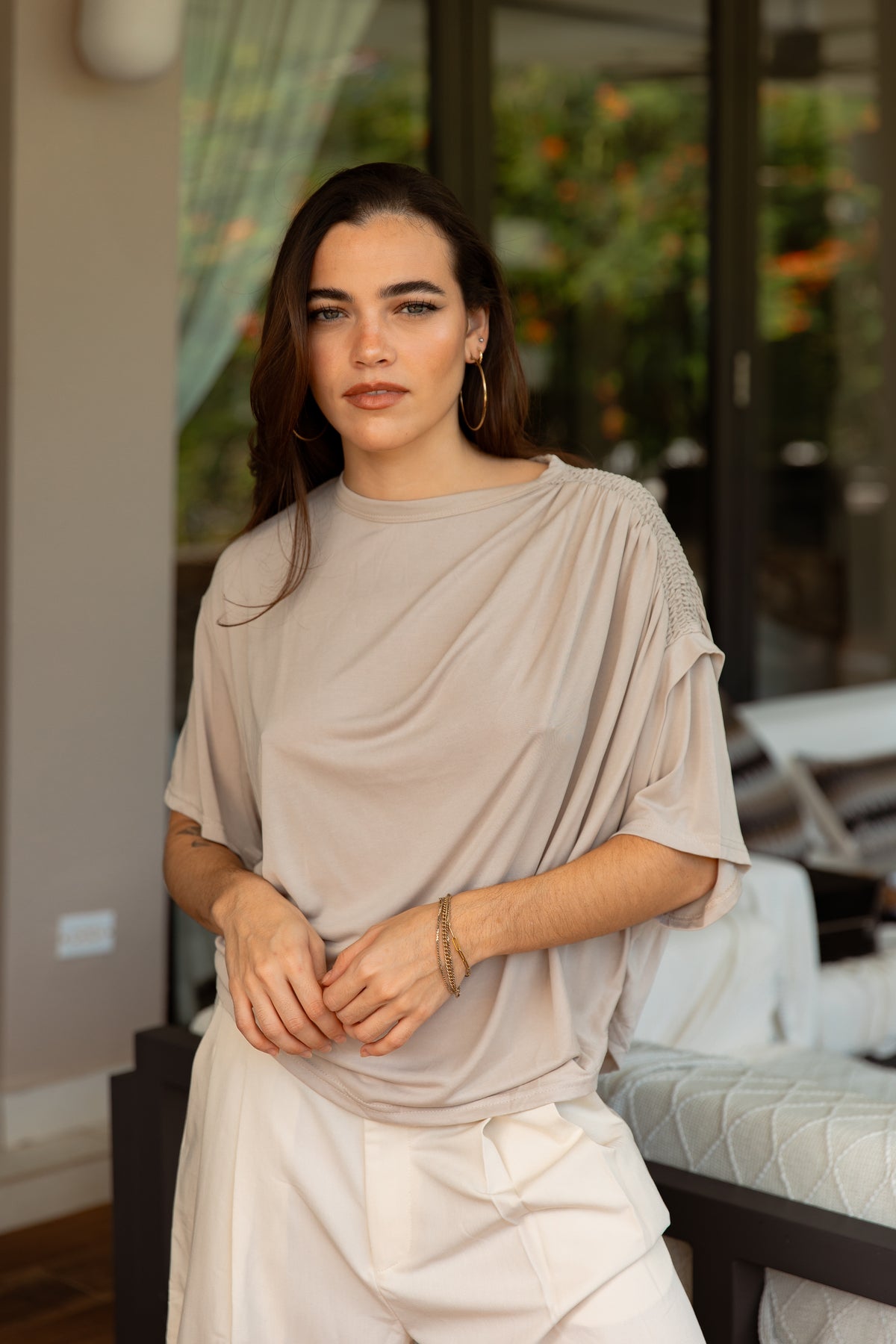 Drapery Soft Knit Top