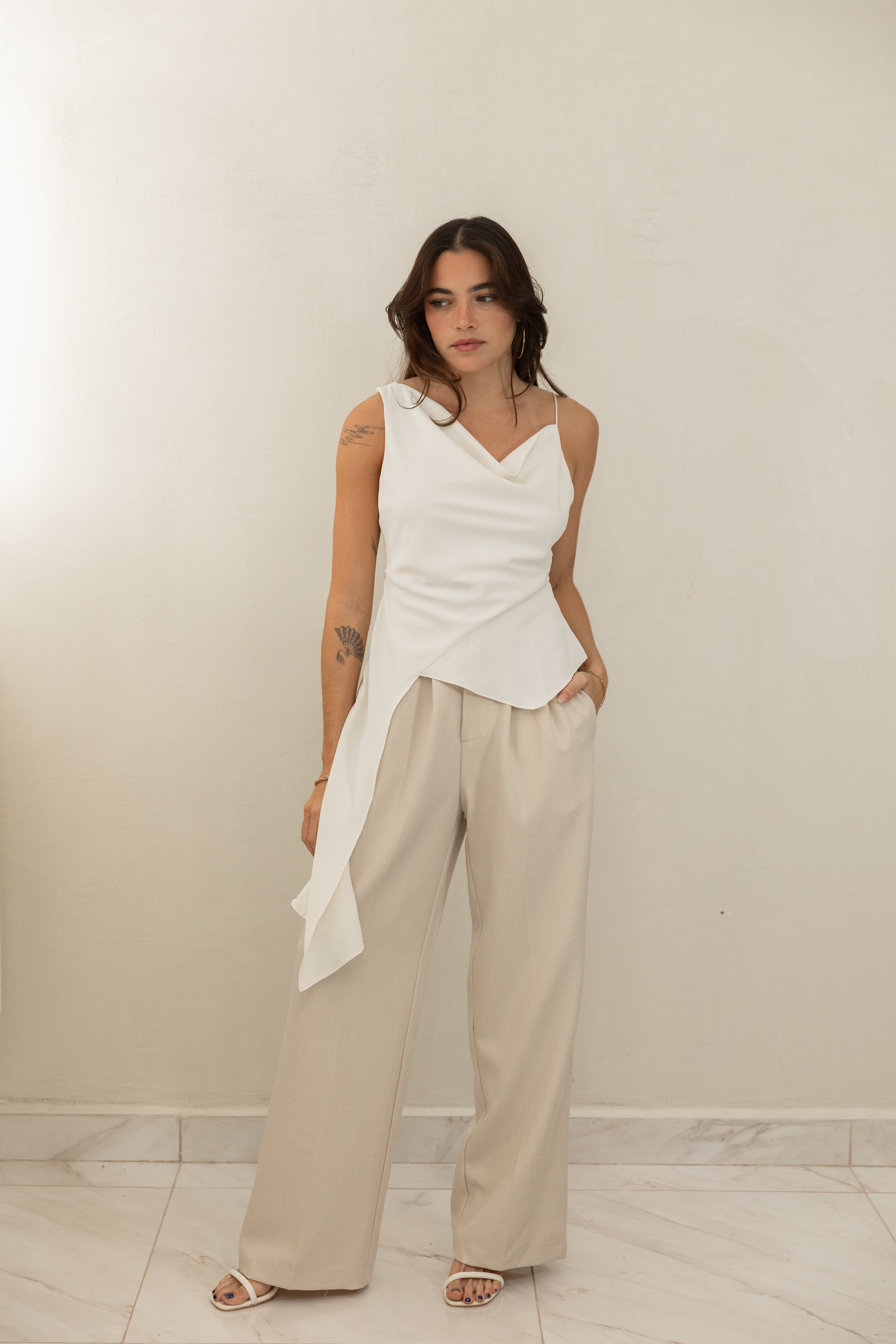Fitted Waist Pants