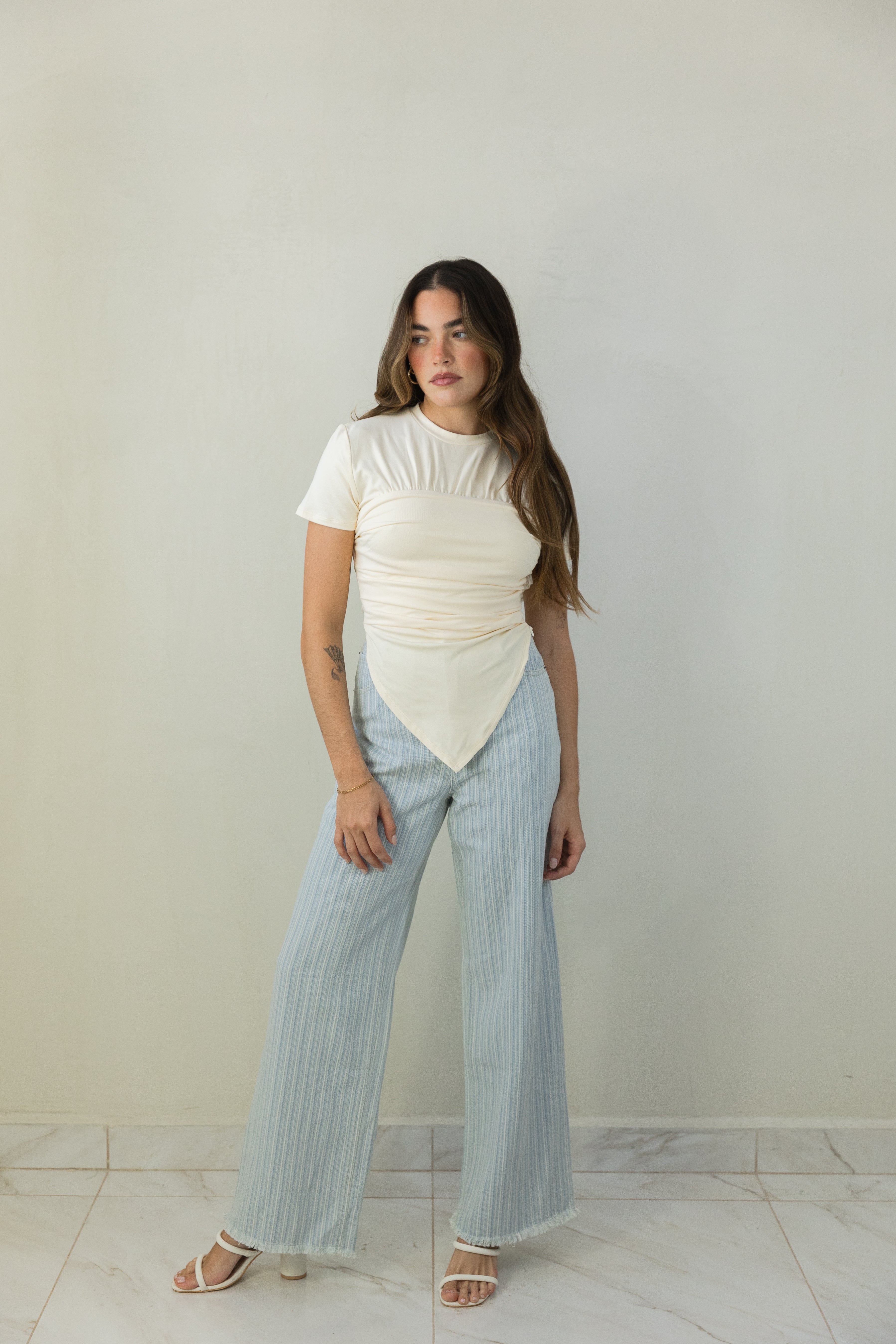 Striped Denim