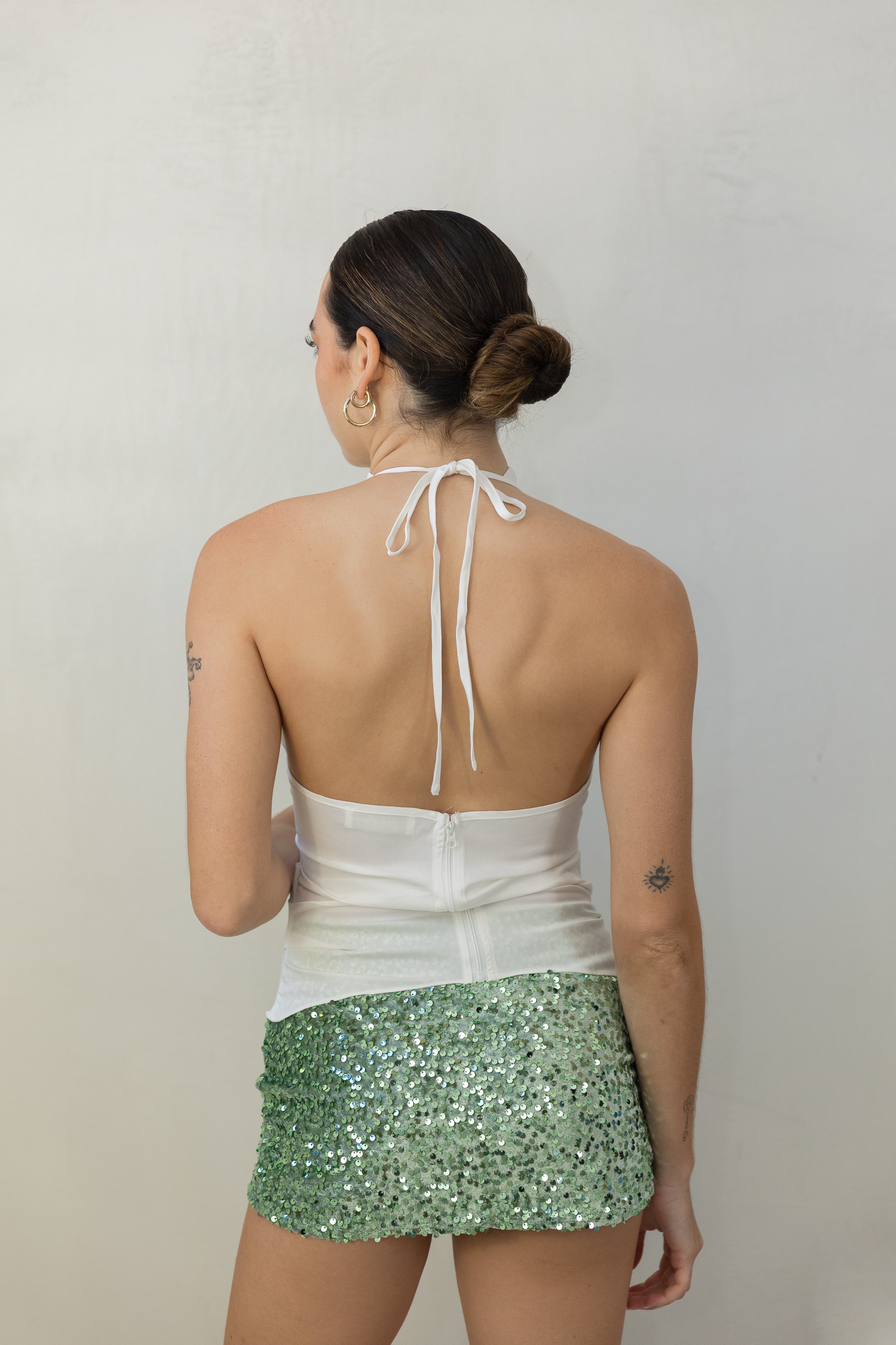 Cowl Halter Top