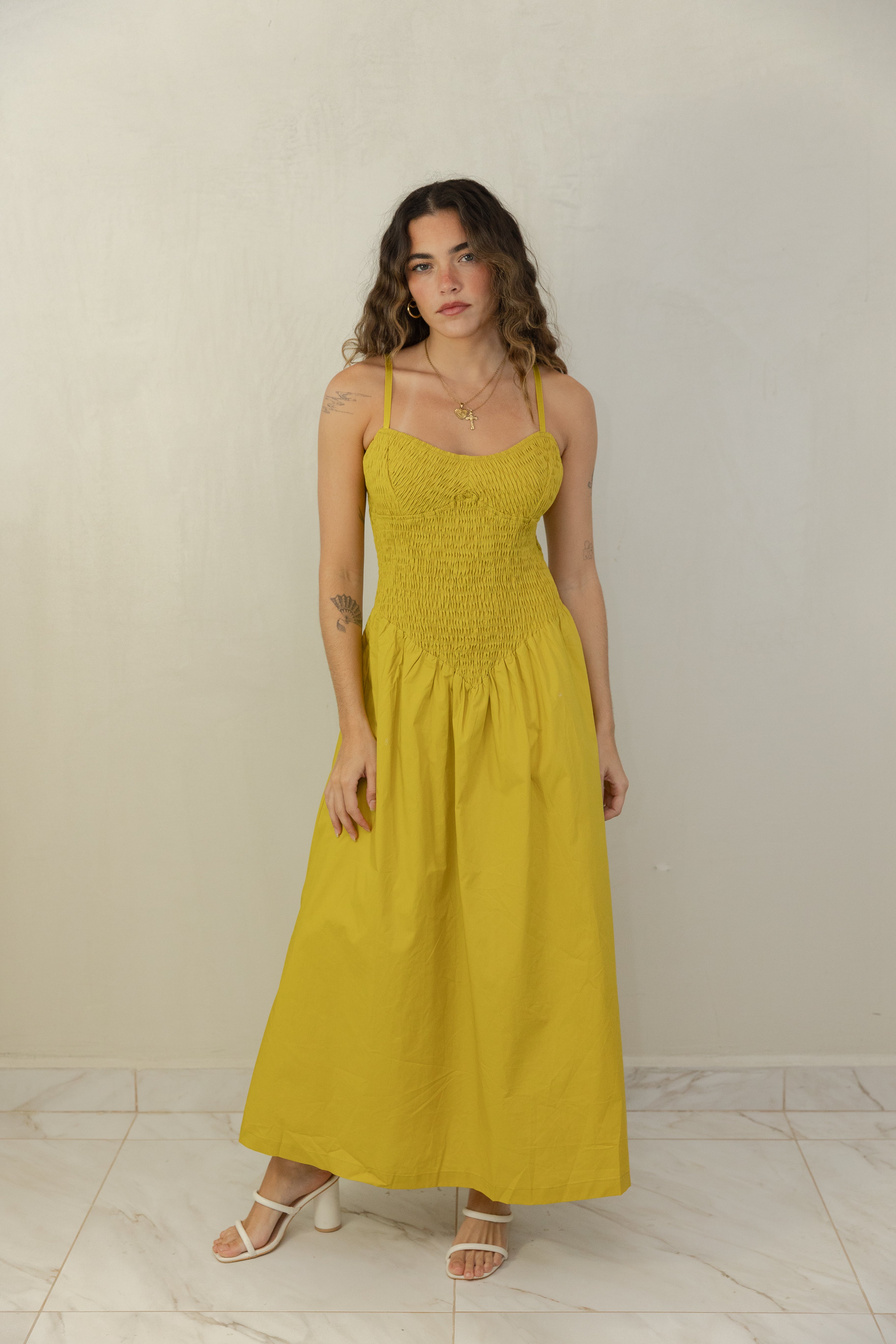Chartreuse Dress