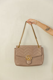 Pre Loved Gucci Marmot Medium Shoulder Bag