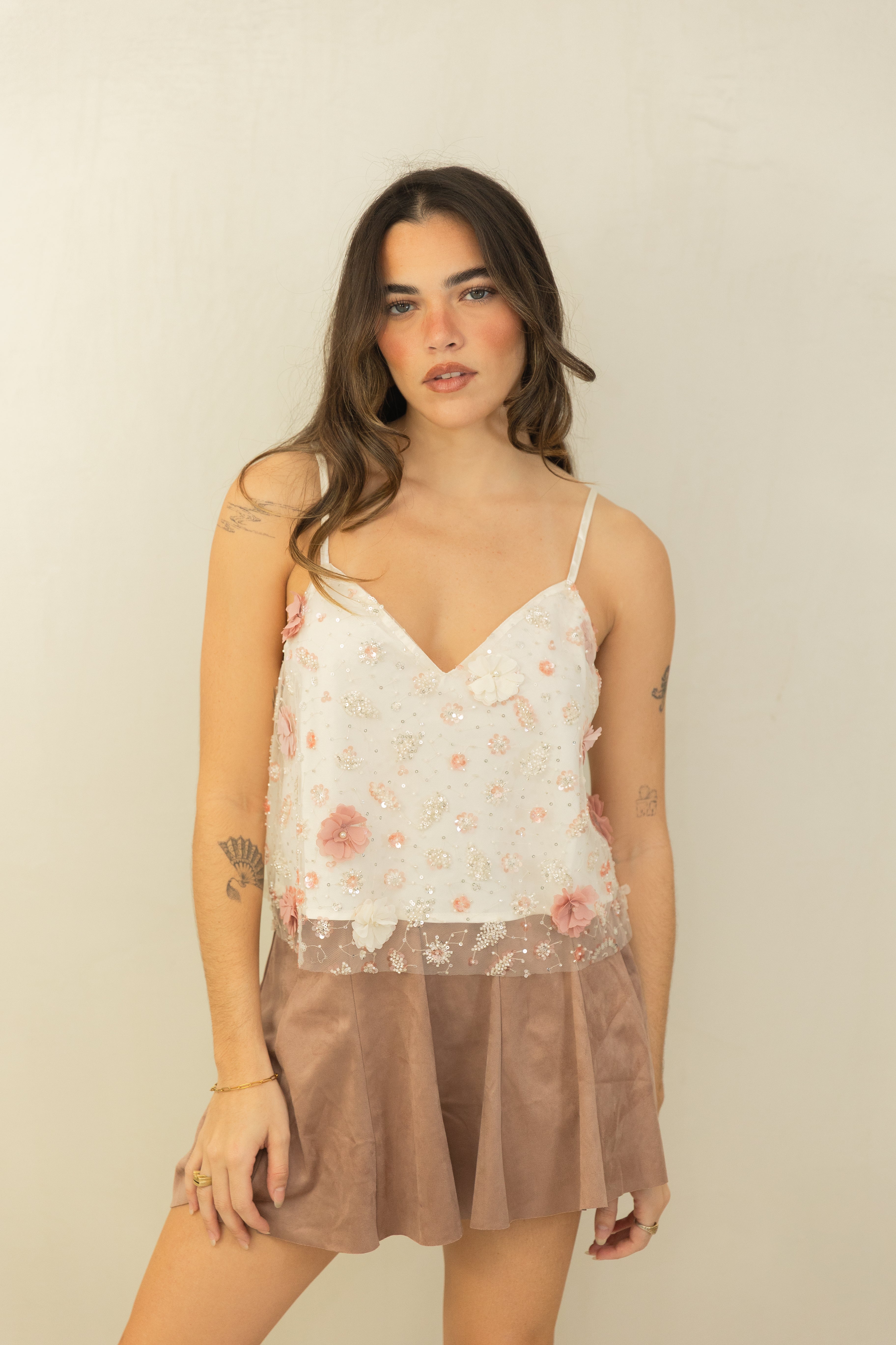 3D Floral Top