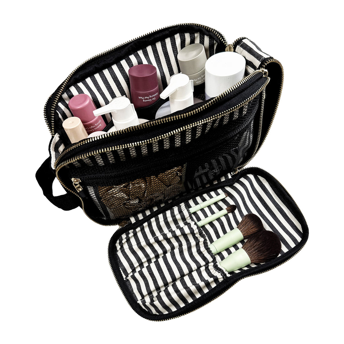 Triple Beauty & Toiletry Organizer Black