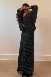 Sheer Polka Dot Dress