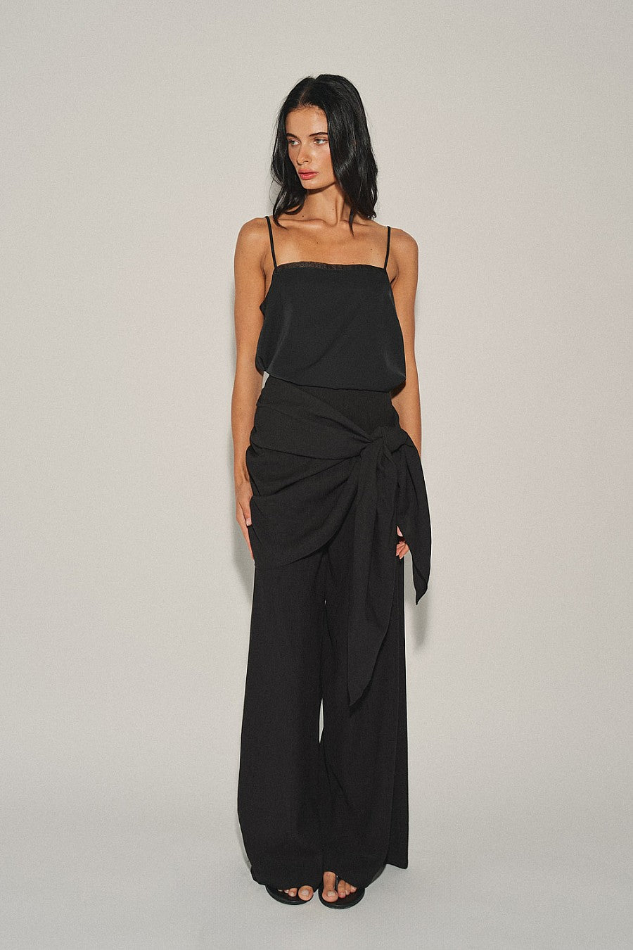 Black Wrap Pants