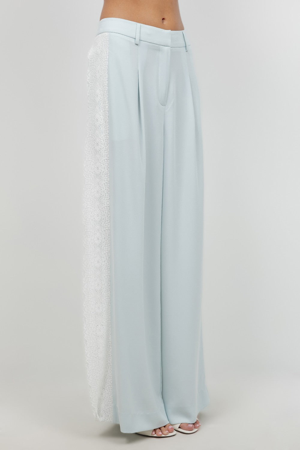 Blue Lace Pants — Lt Blue