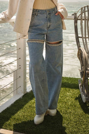 Front Cut Jeans