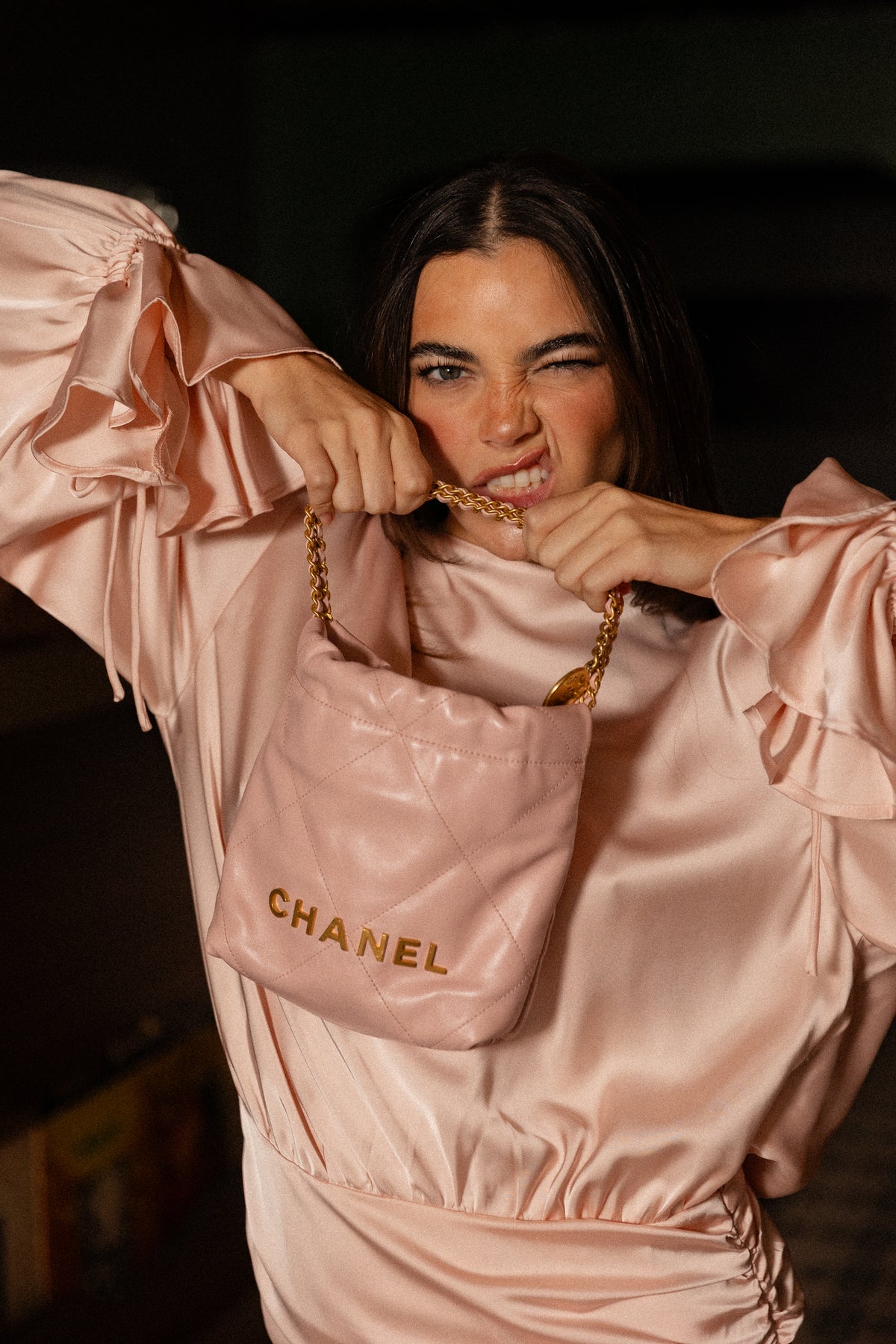 Pre Loved Chanel 22 Mini Handbag