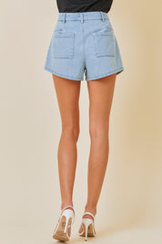 Double Pleat Shorts