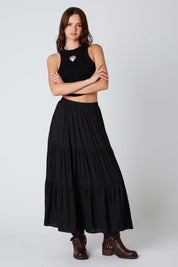 Black Midi Skirt