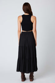 Black Midi Skirt