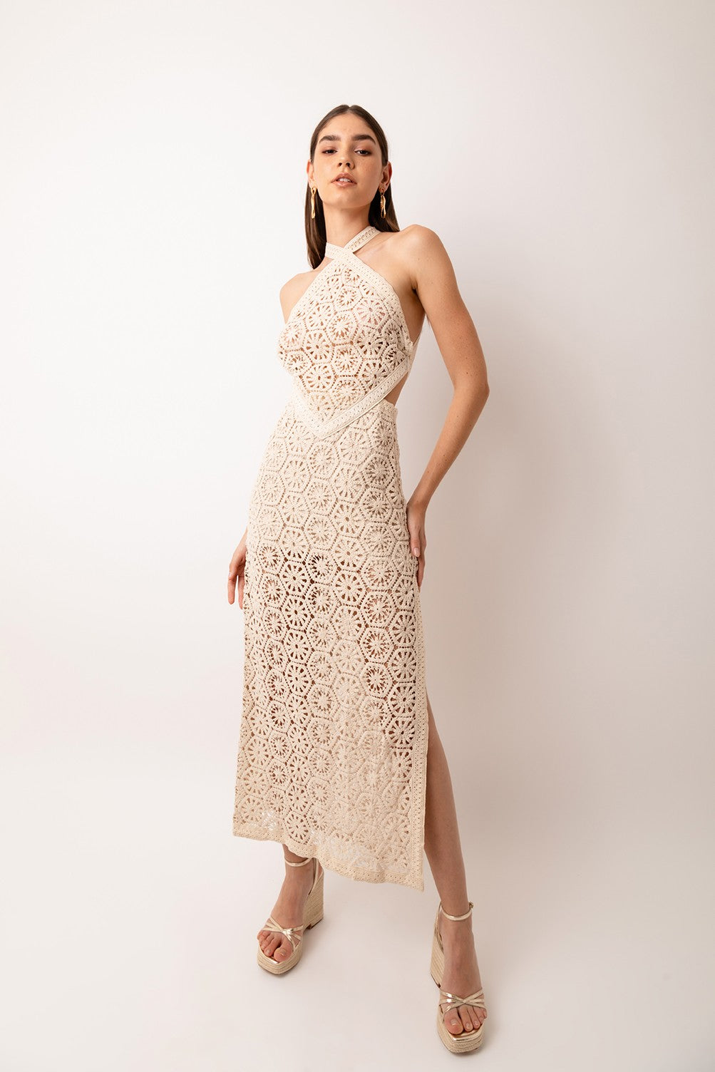 Crochet Halter Dress