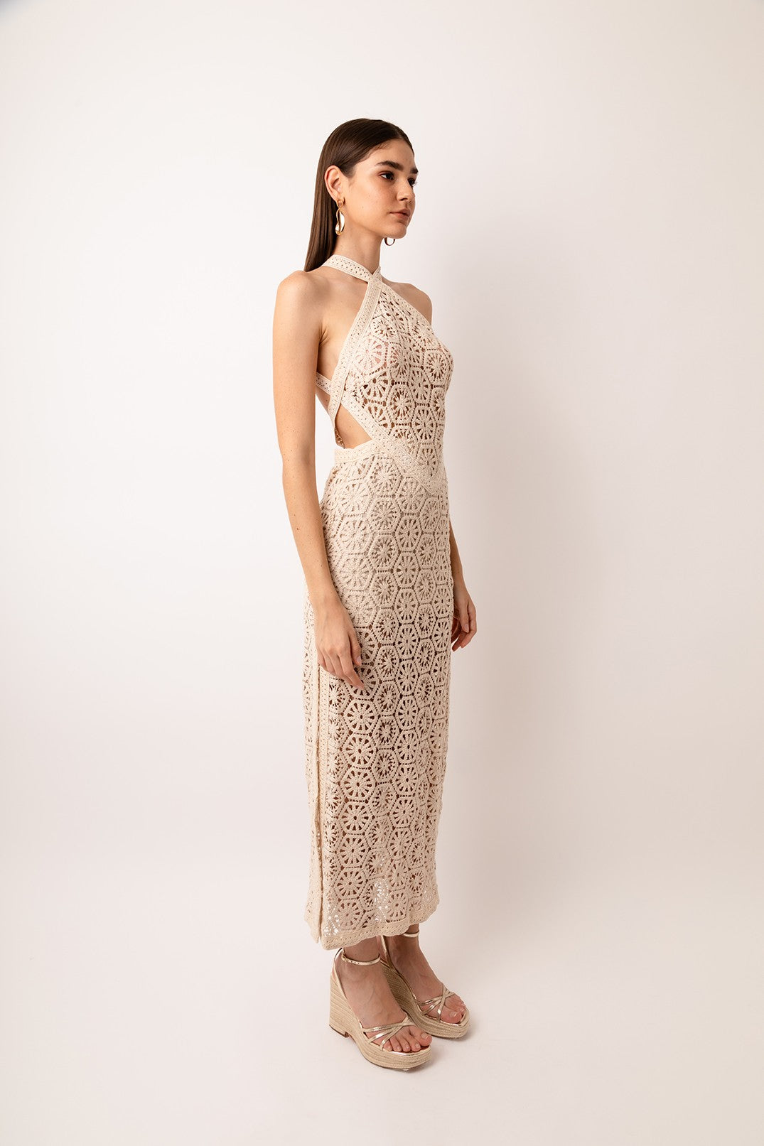 Crochet Halter Dress