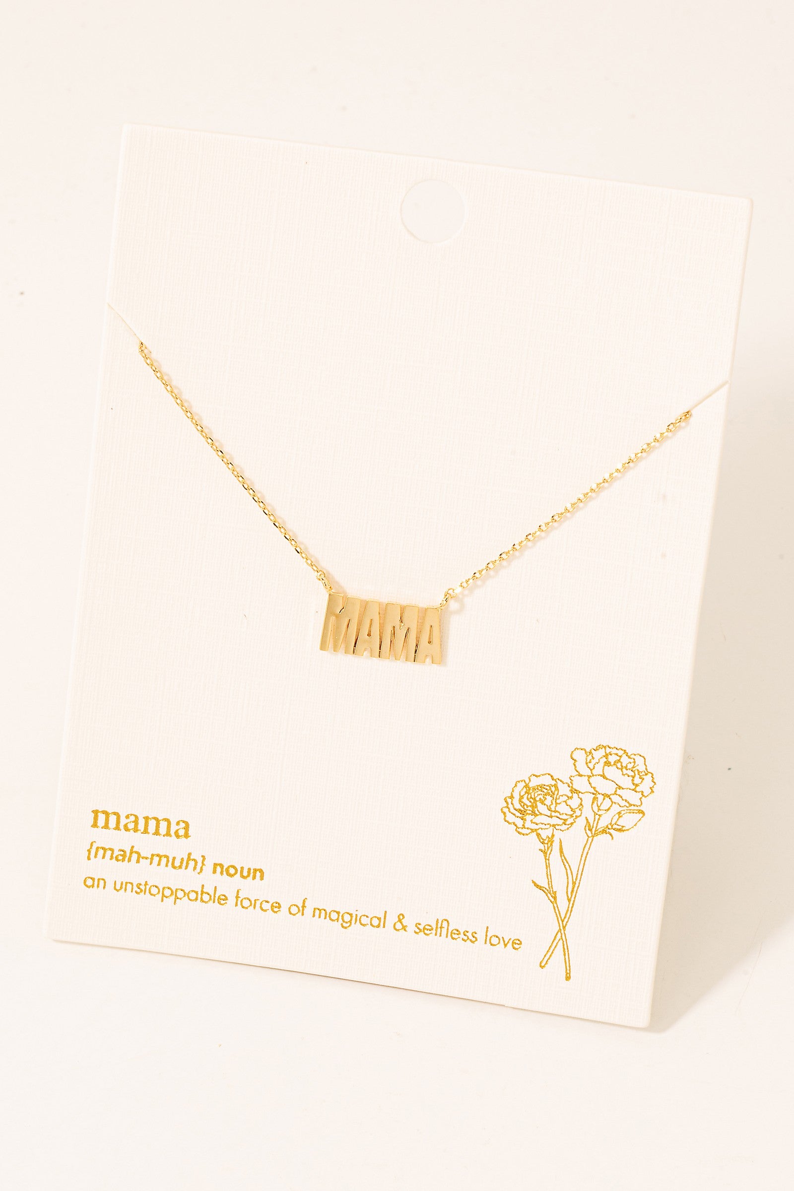 MAMA Pendant Necklace