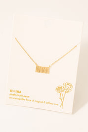 MAMA Pendant Necklace