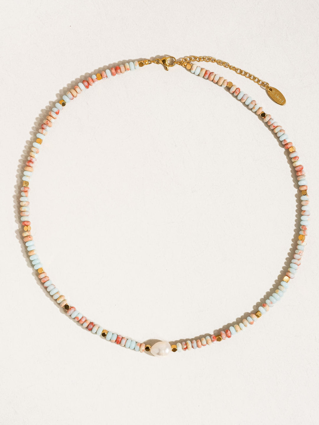 Beaded Pearl Necklace