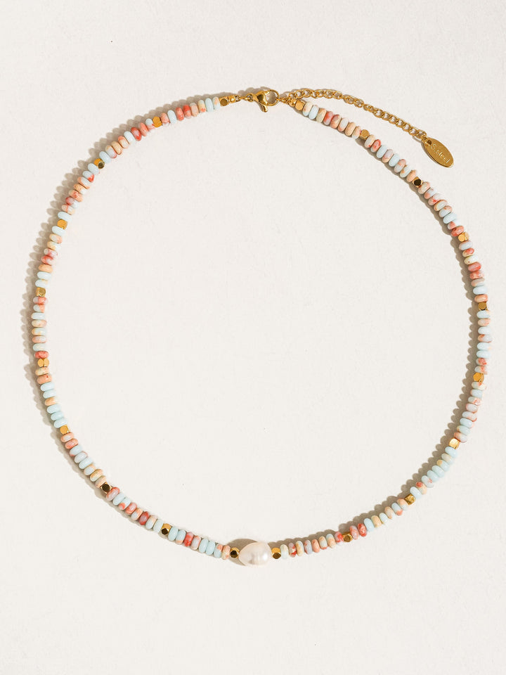 Beaded Pearl Necklace