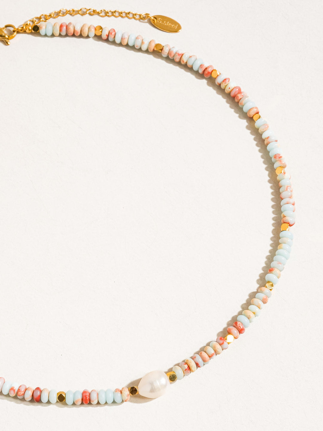 Beaded Pearl Necklace