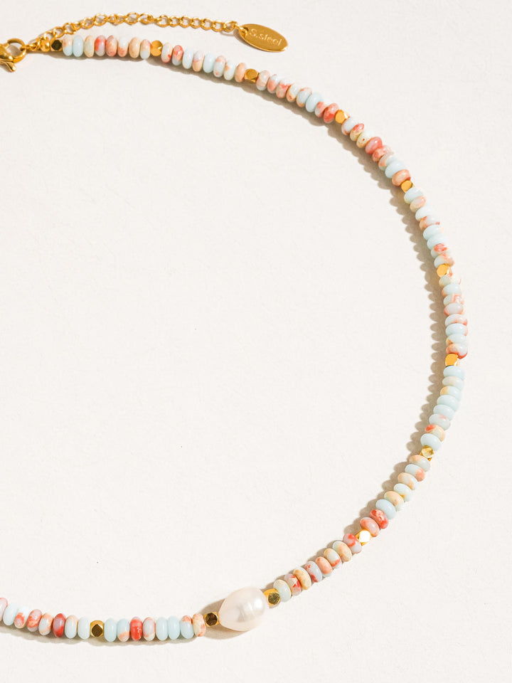 Beaded Pearl Necklace