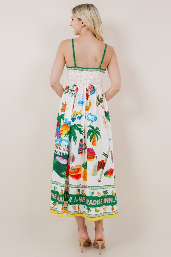 Resort Print Dress