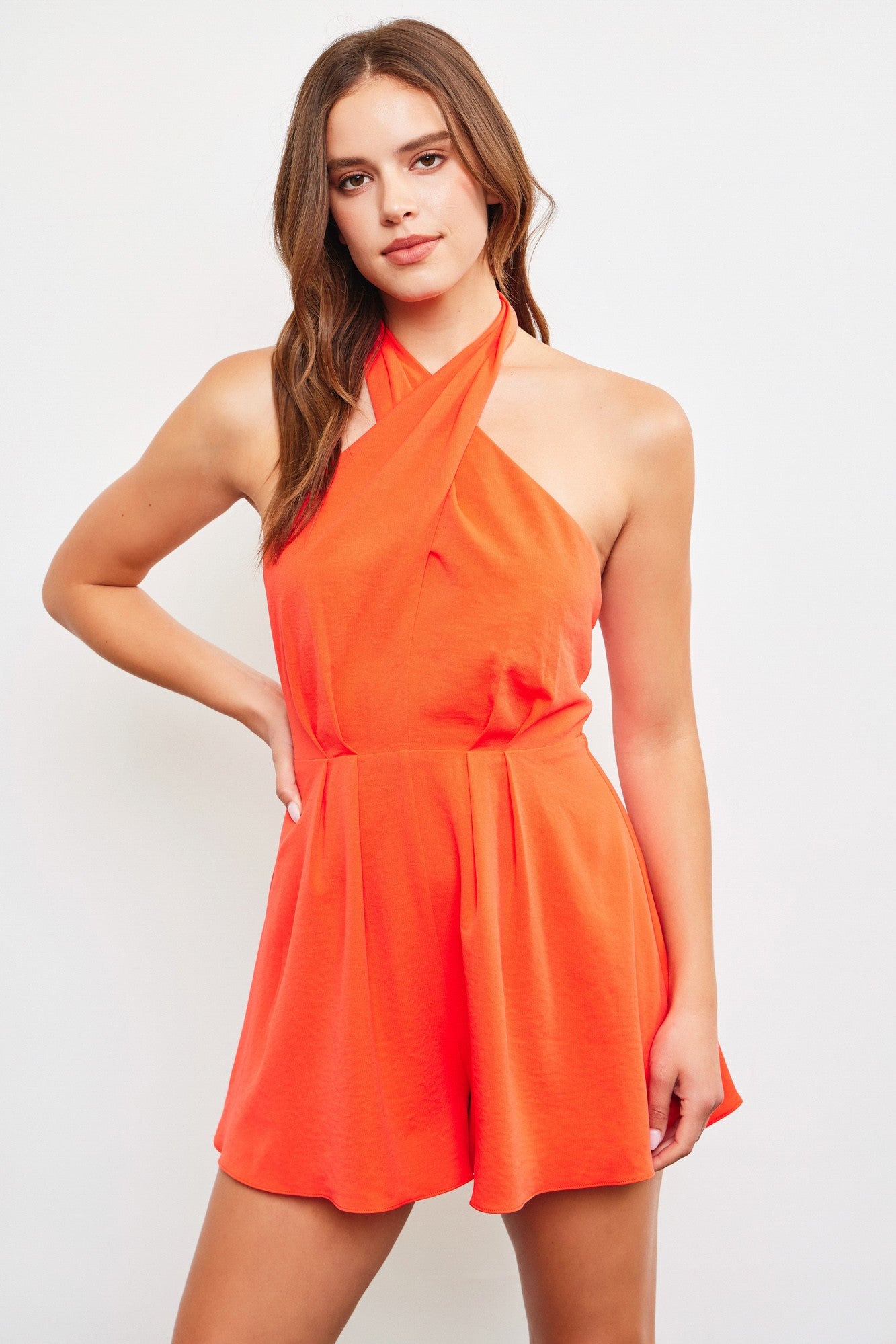 Orange Romper