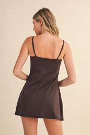Chocolate Active Romper Dress