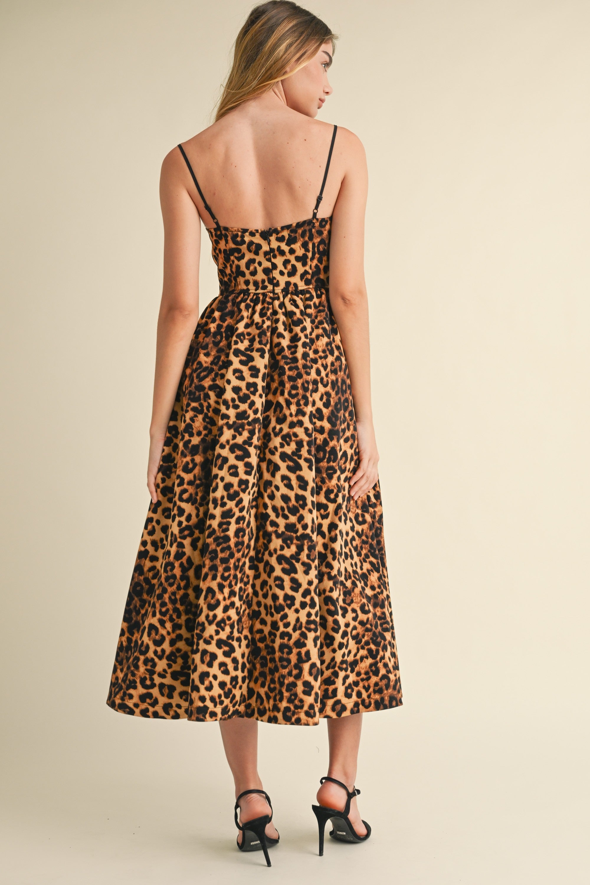 Leopard Bustier Dress