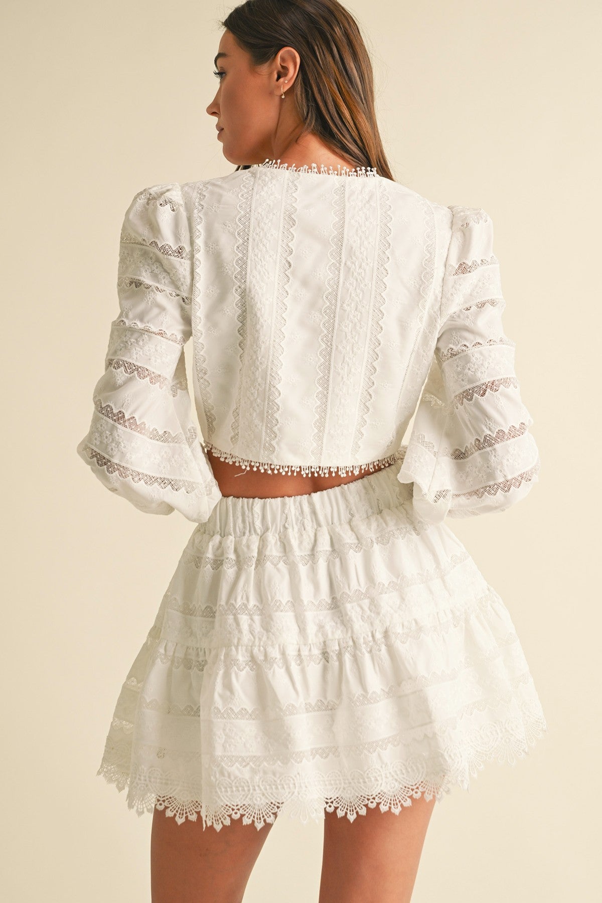 Lace Cotton Skirt